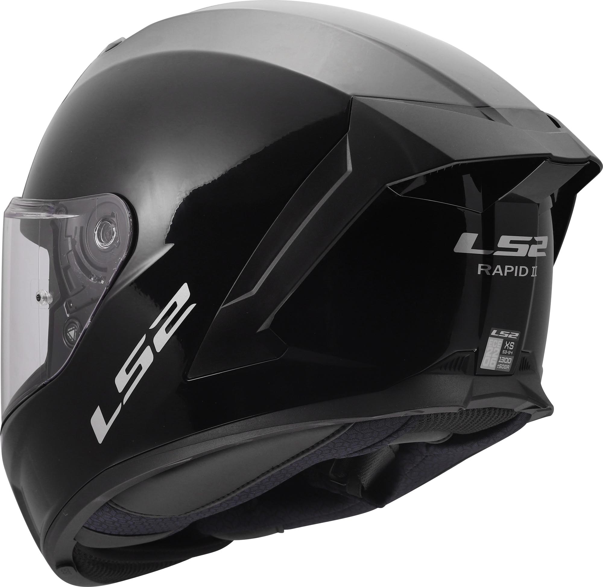 LS2 FF820 Rapid III Helm schwarz L (59/60) Abbildung 3