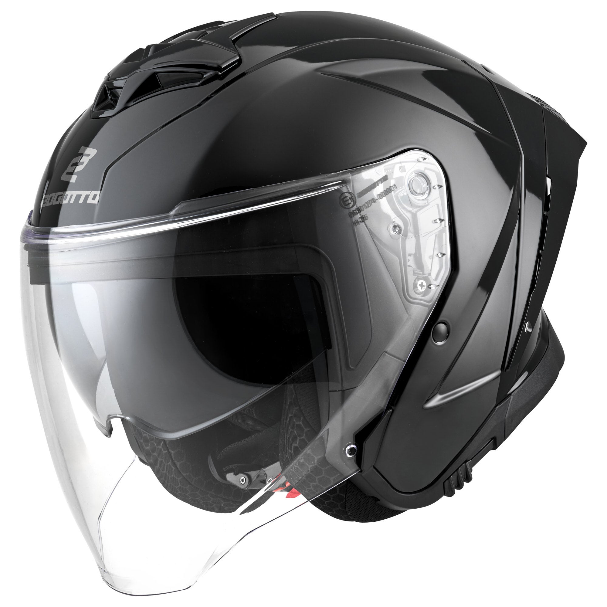 Bogotto H599 Casque à réaction noir XS (54) Figure 1