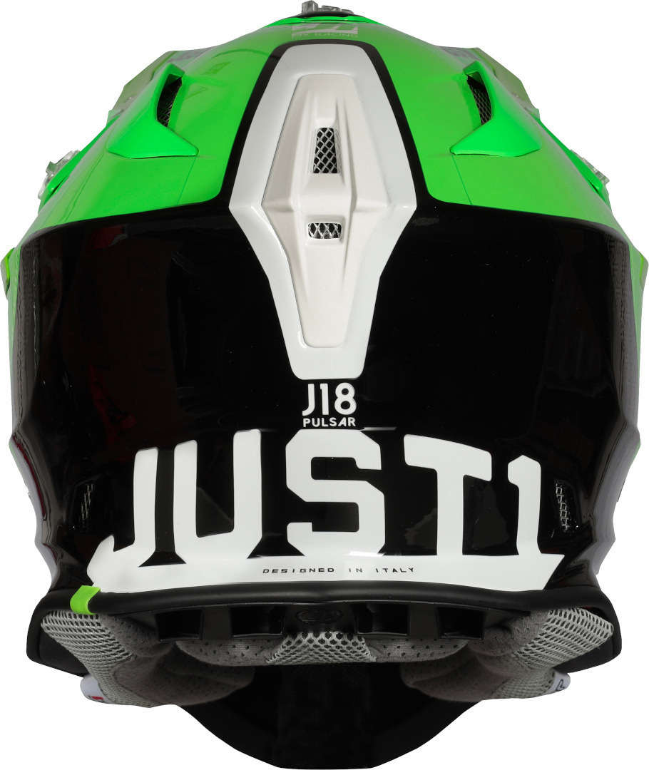Just1 J18 Pulsar Motocross hjälm grön/svart XL (61/62) Figur 4