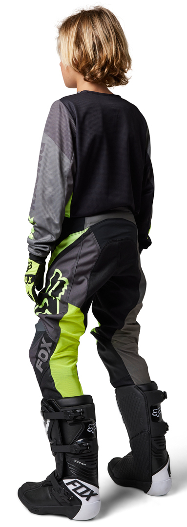FOX 180 Xpozr Pantaloni de motocross pentru tineret gri/galben 22 Figura 7