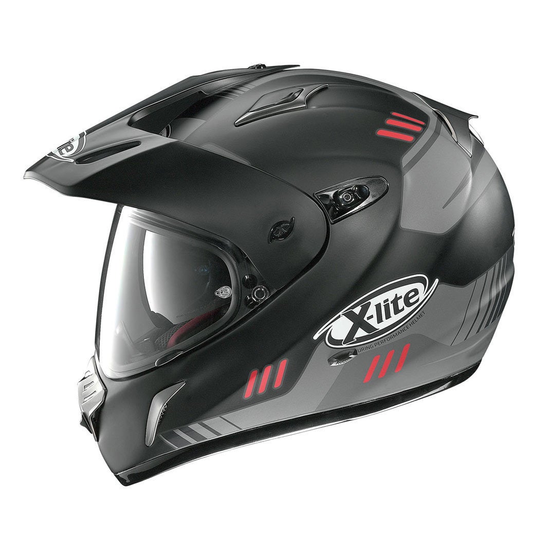 X-Lite X-551 GT Calama N-Com Capacete preto fosco/vermelho M (56/57) Figura 2