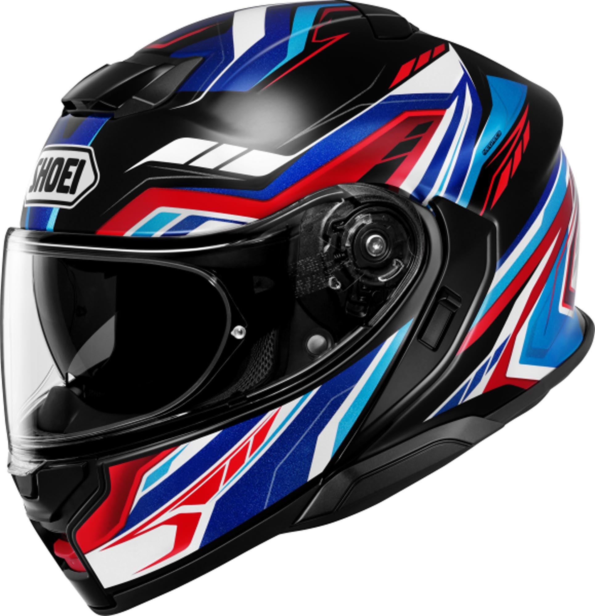 Shoei Neotec 3 Voryx 頭盔 藍/紅/黑 S（55/56） 圖1