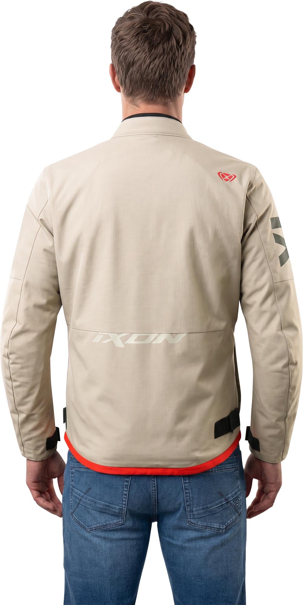 Ixon Combat Kurtka tekstylna motocyklowa Piasek/Czerwień S Rysunek 4