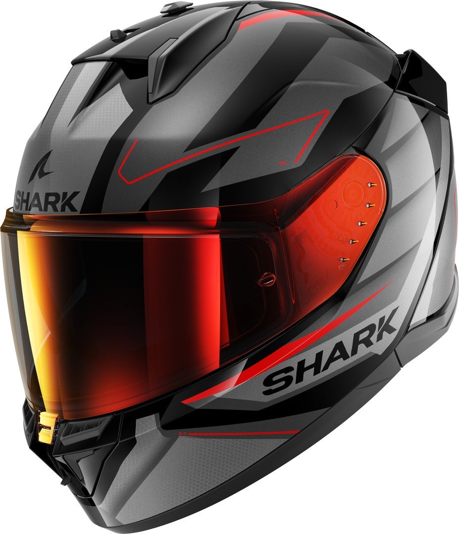 Shark D-Skwal 3 Sizler Helm schwarz/grau/rot S (55/56) Abbildung 1