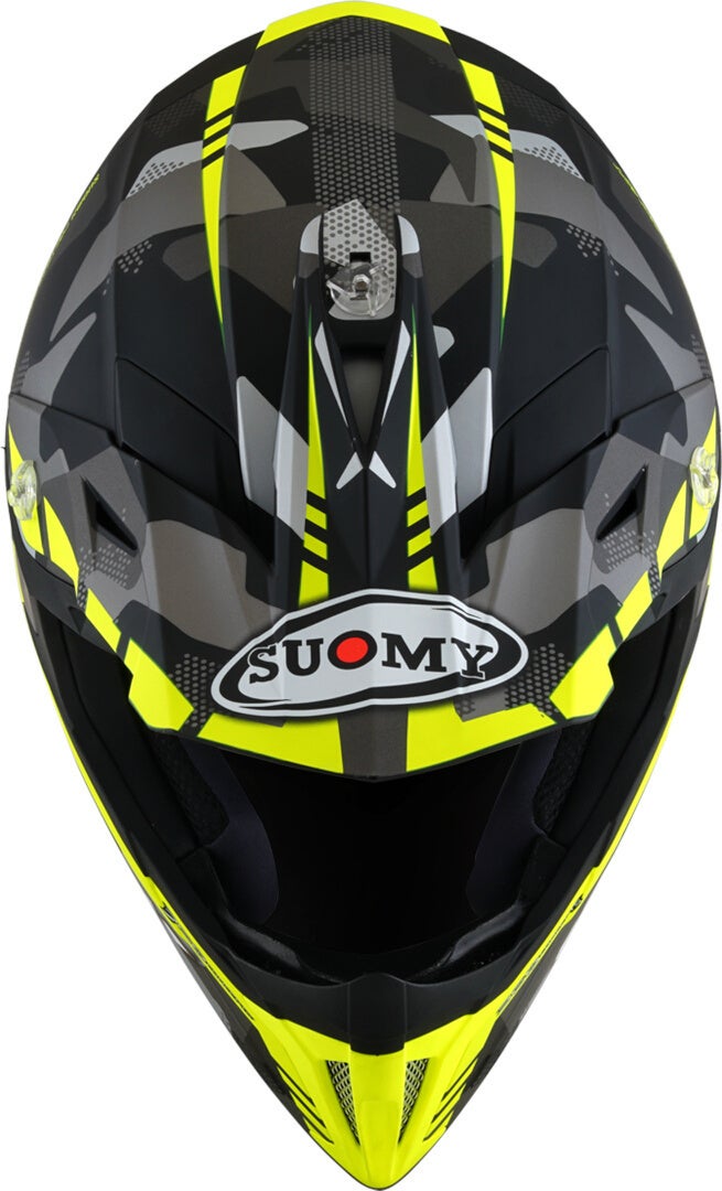 Suomy X-Wing Camouflager E06 Motocross hjelm sort/grå/gul L (59/60) Figur 8