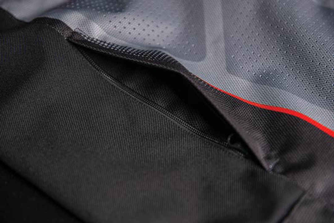 Icon Hooligan Ultrabolt Motorcycle Textile Jacket black/grey/red L Figure 11