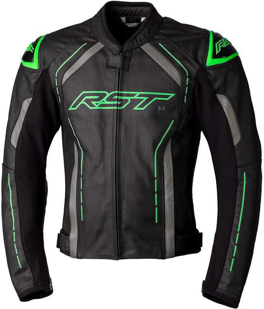 RST S1 Motorcycle Leather Jacket black/white 40 Figure 2