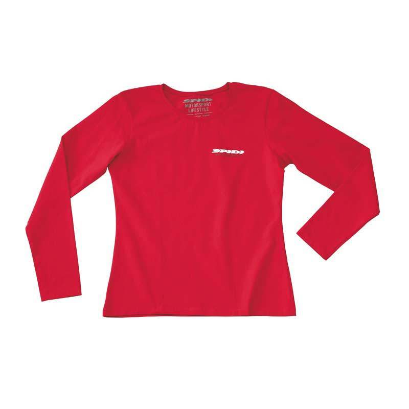 Spidi Font Long Lady ロングレディースTシャツ 青 L 図2