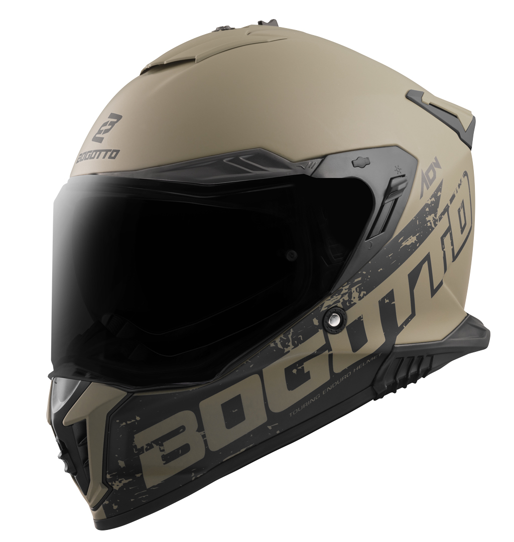 Bogotto FG-601 Duo Cască Enduro din fibră de sticlă Maro mat XXXL Figura 4