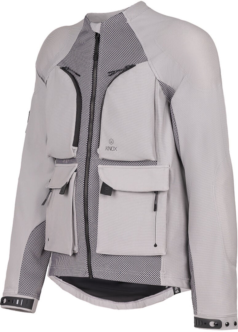 Knox Tor Protector Jacket with Rain Jacket grey 3XL Figure 1