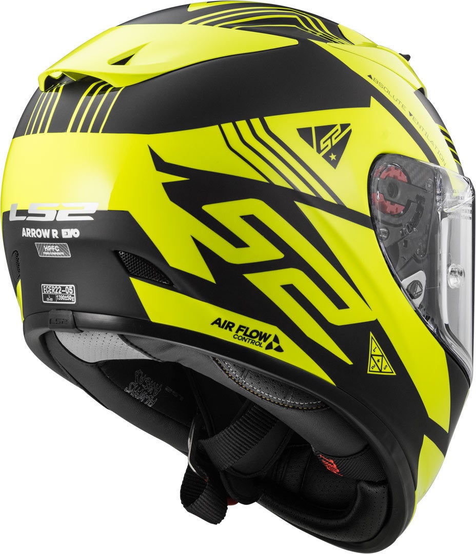LS2 FF323 Arrow R Evo Casco nero opaco/neon XL (61/62) Figura 4