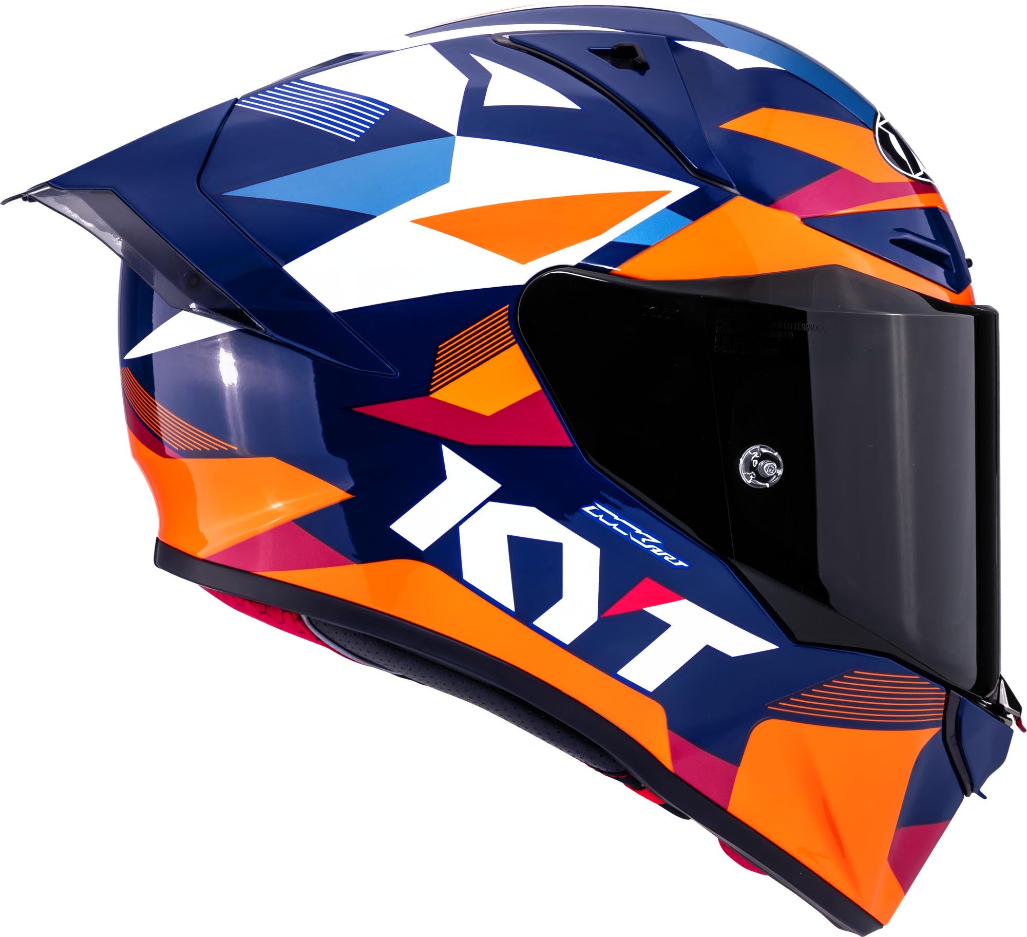 KYT R1R Diamond Casque bleu/orange XXL (63) Figure 6