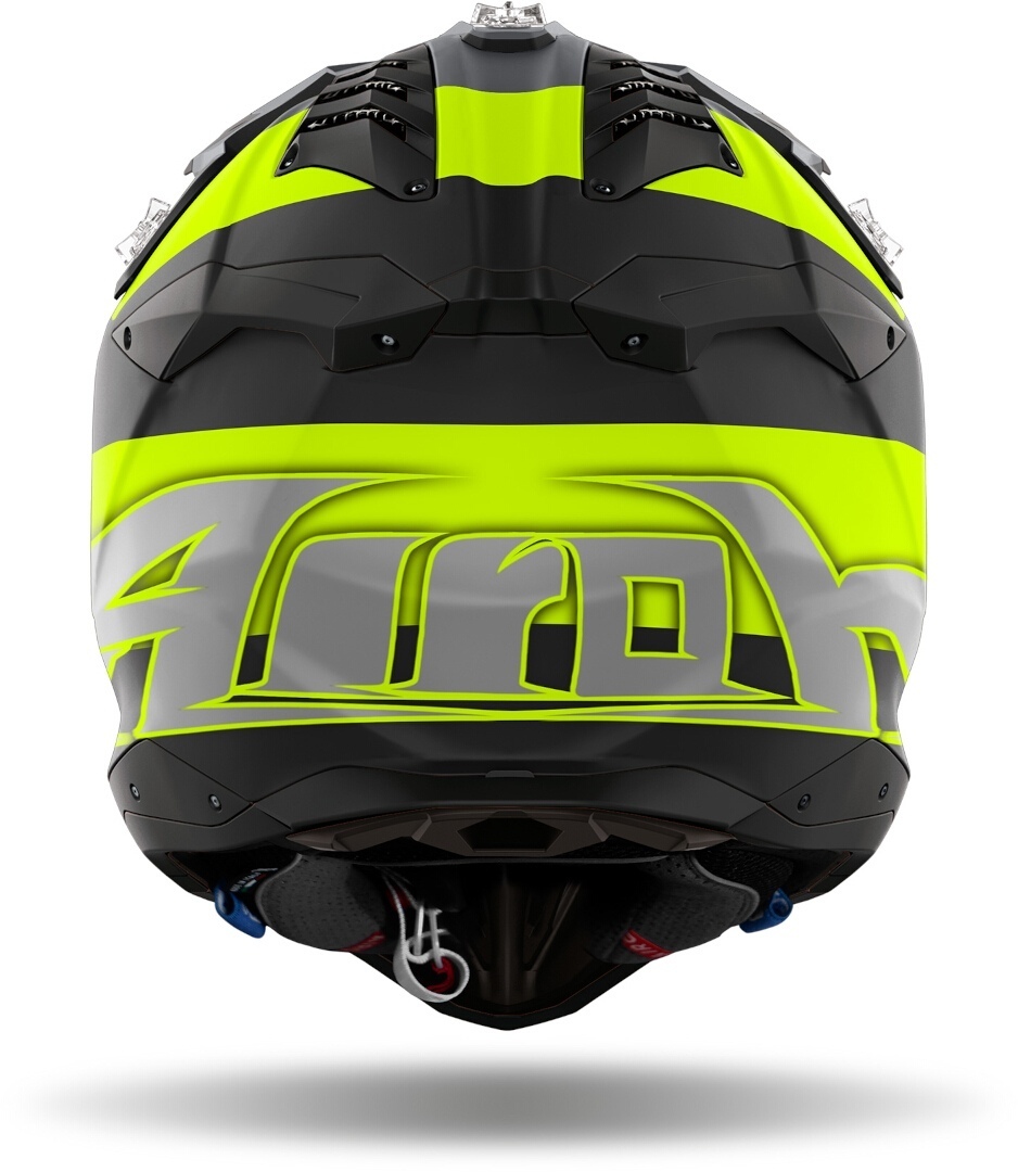 Airoh Aviator 3 Monarch Cască de motocross Negru mat/gri/galben L (59/60) Figura 2