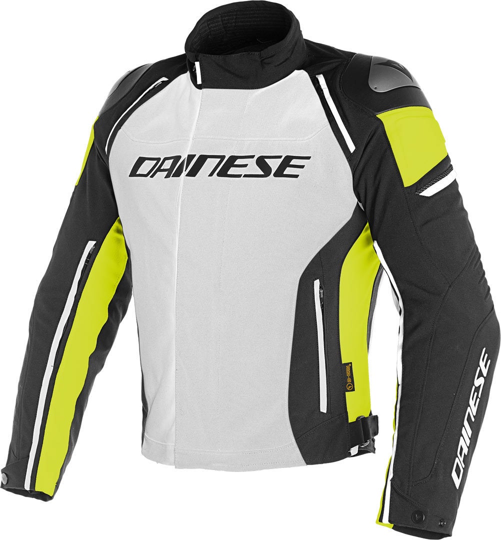 Dainese Racing 3 D-Dry Motorrad Textiljacke grau/gelb 50 Abbildung 1