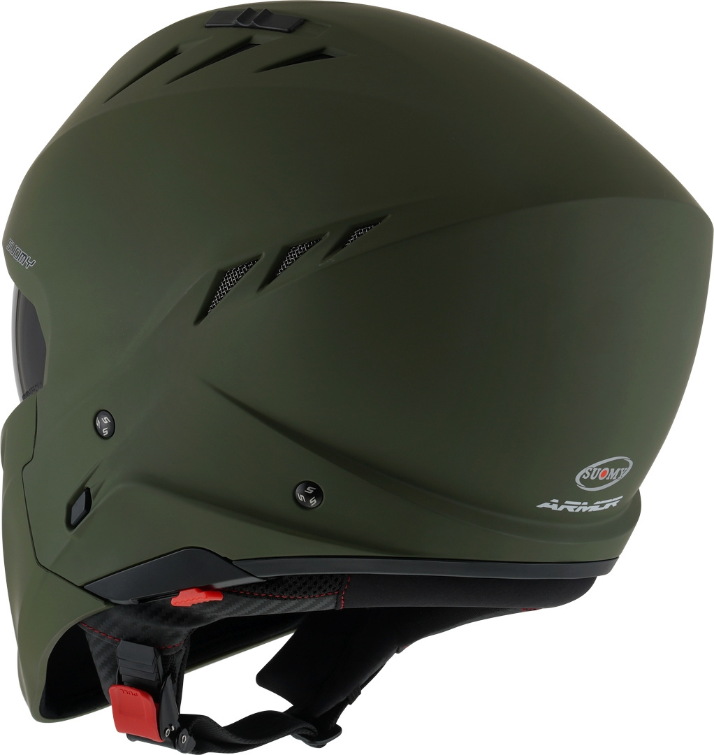 Suomy Armor Plain Cască cu reacție Verde mat XS (53/54) Figura 3