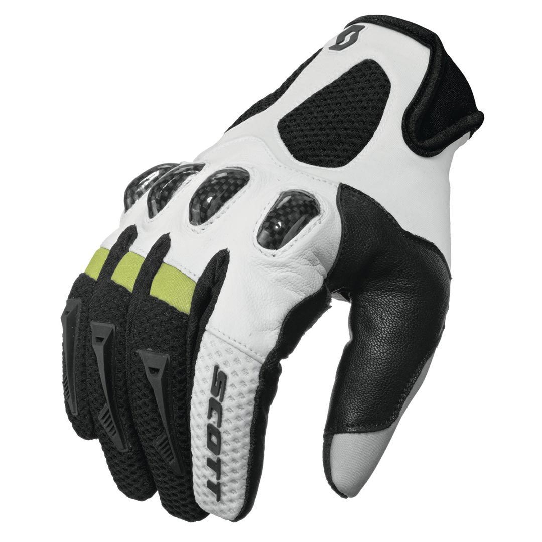 Scott Assault Motocross Handschuhe schwarz/weiß M Abbildung 1