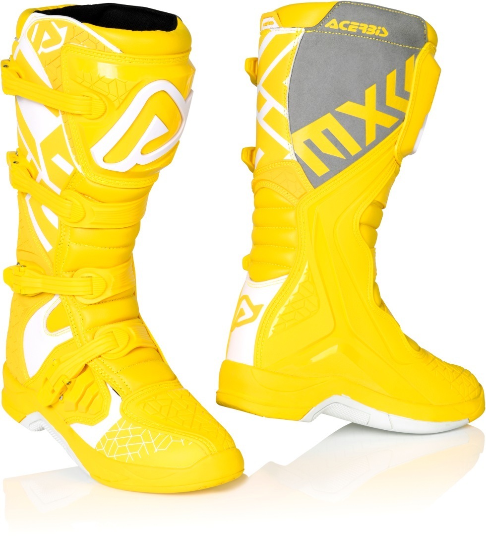 Acerbis X-Team Cizme de motocross alb/galben 39 Figura 1