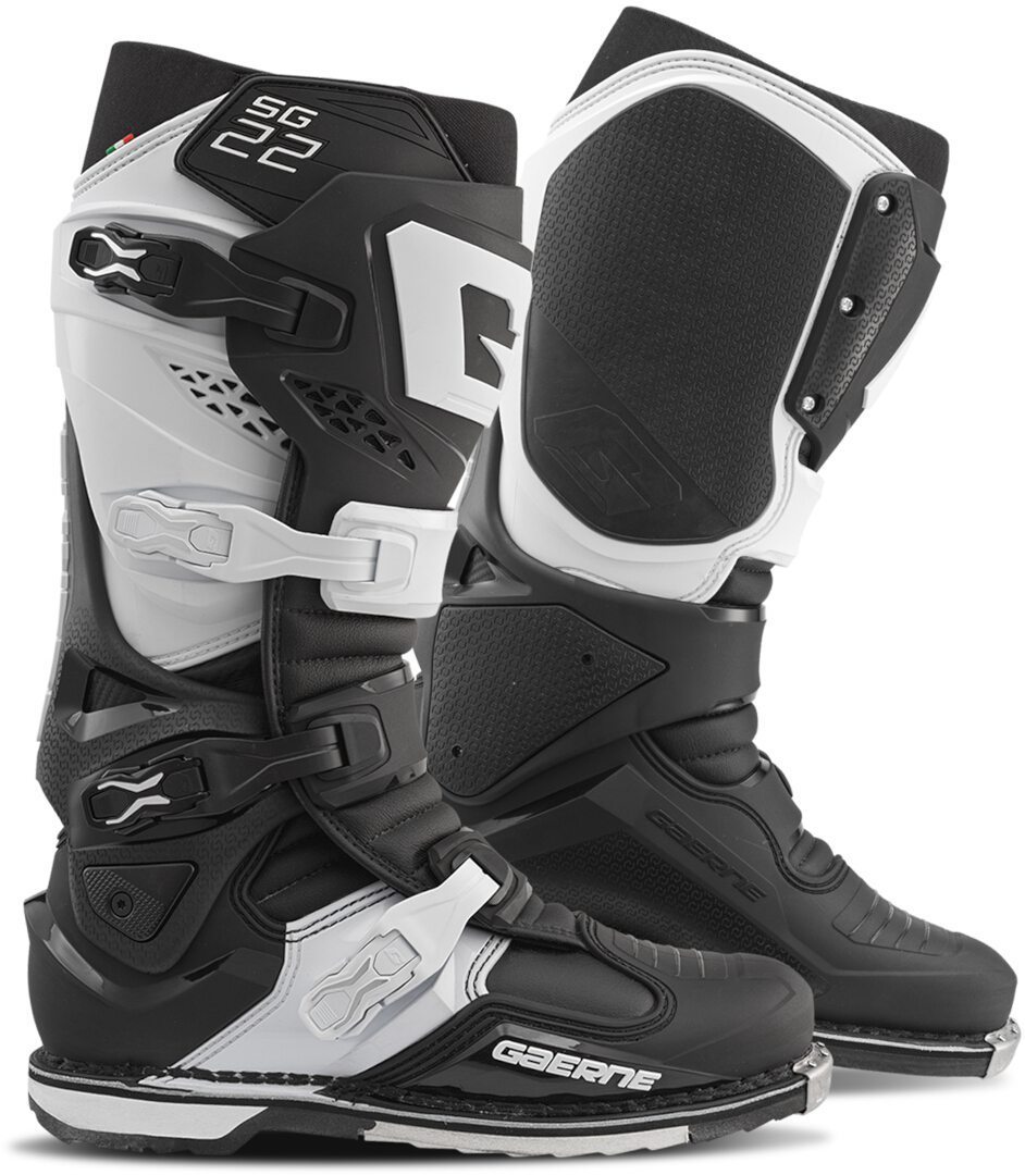 Gaerne SG-22 Motocross stövlar svart/vitt 44,5 Figur 4