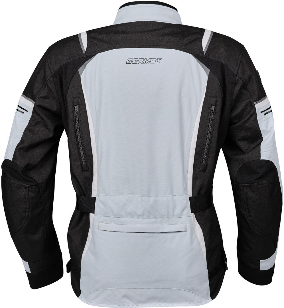 Germot Aria waterproof Ladies Motorcycle Textile Jacket light grey/black 40 Figure 2