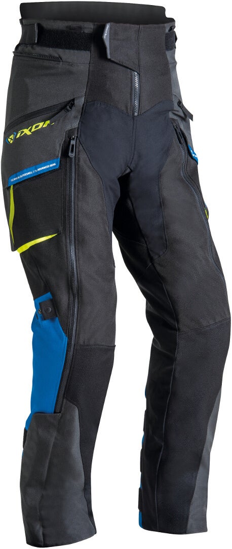 Ixon Ragnar Motorrad Textilhose schwarz/anthrazit/blau XL Abbildung 1