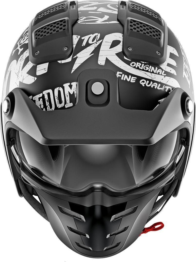 Shark X-Drak Freestyle Cup Mat Casco Jet Bianco/nero S (55/56) Figura 3