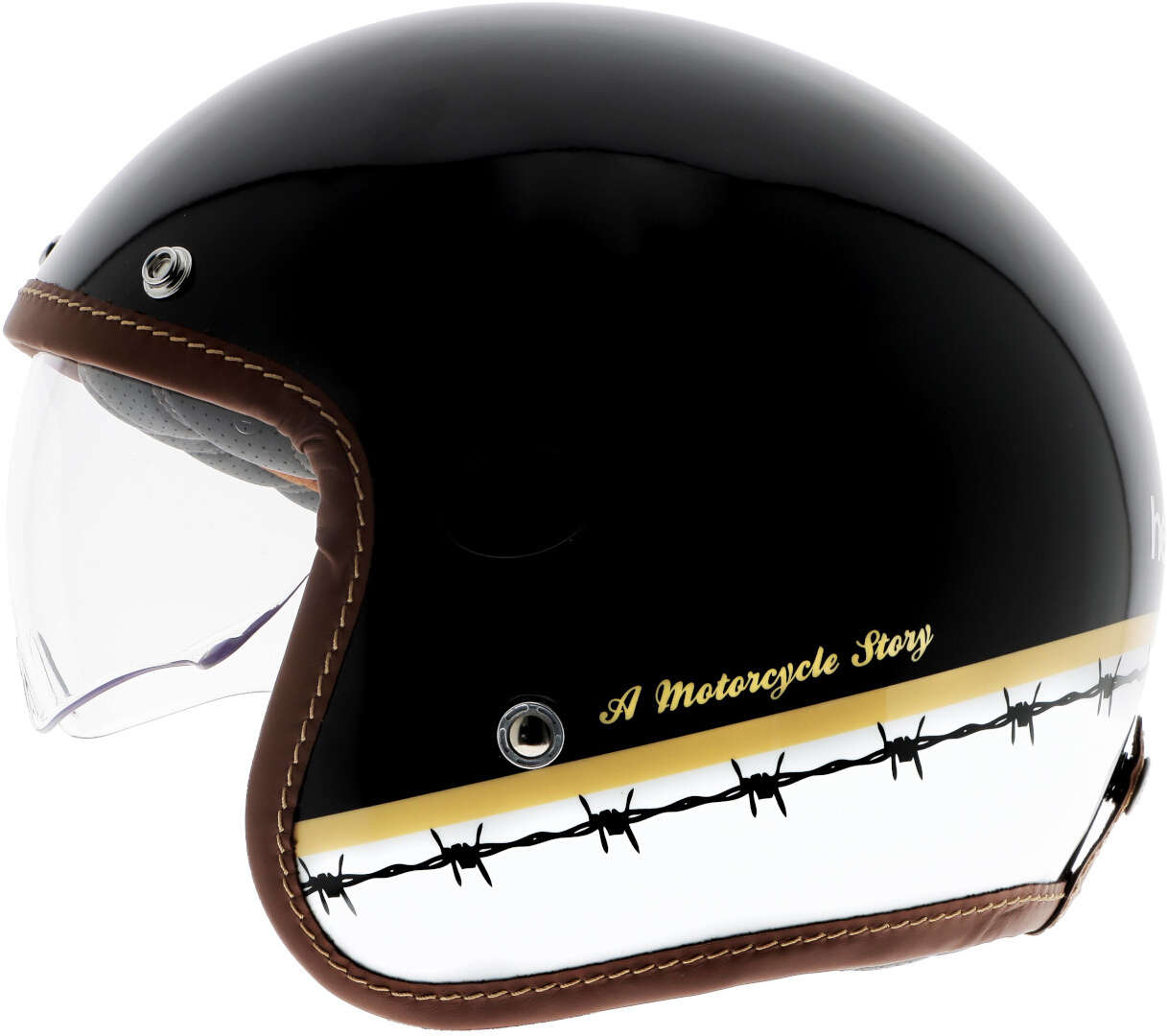 Helstons Evasion Carbon Capacete a jato preto/branco S (55/56) Figura 2