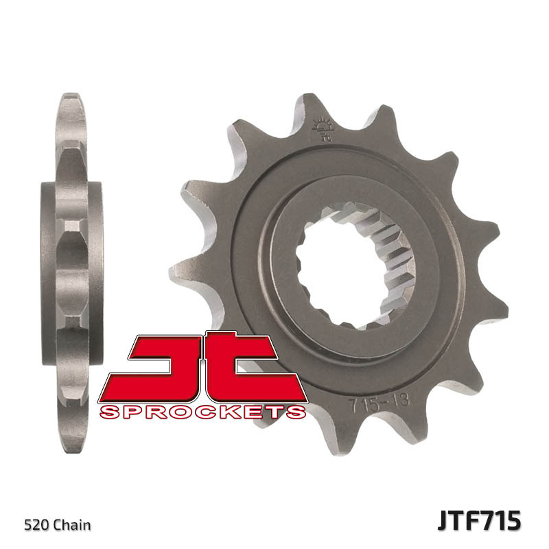 JT-DRIVHJUL Standard stålkedjehjul 715 - 520 Figur 2