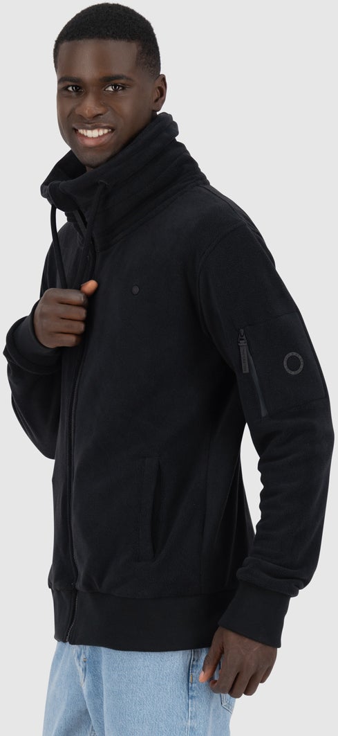Alife And Kickin EliasAK F Fleece Zip Sweatshirt Zip Sweatshirt black XL Figure 3