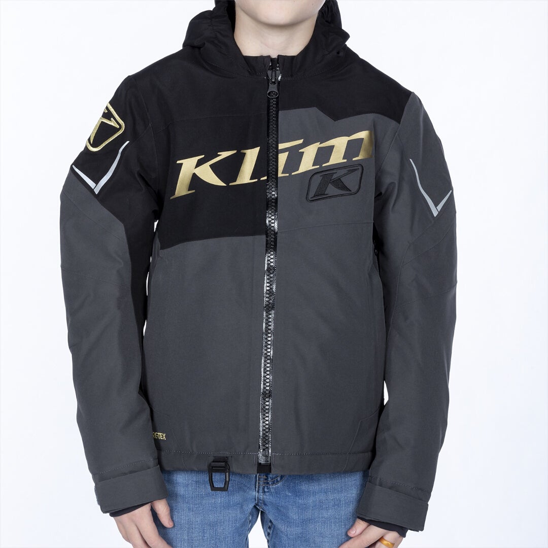Klim Instinct Jeugd Sneeuwscooter Jas zwart/antraciet/goud YM Figuur 1