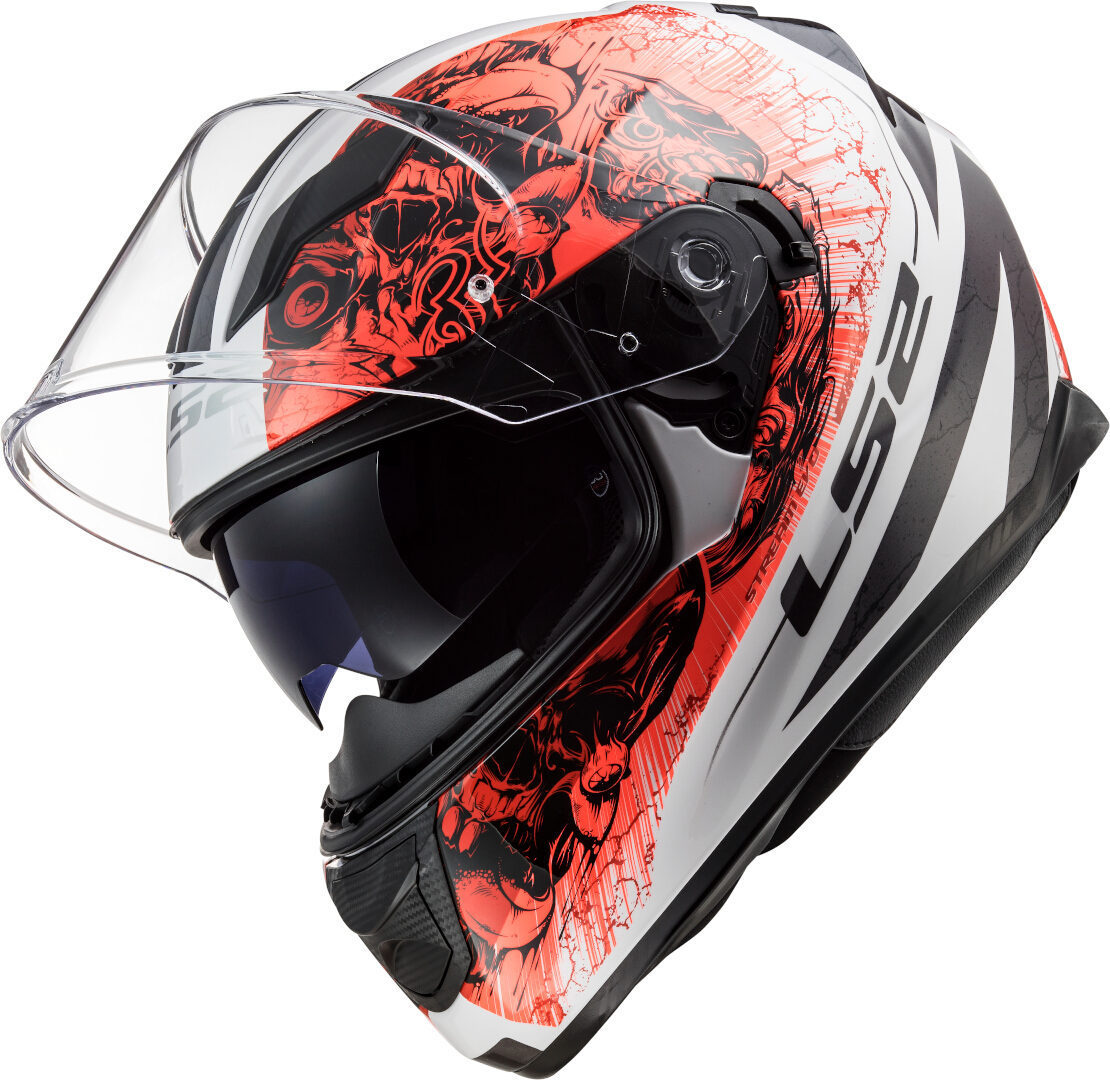 LS2 FF320 Stream Evo Throne Casque Blanc/Orange M (57/58) Figure 6