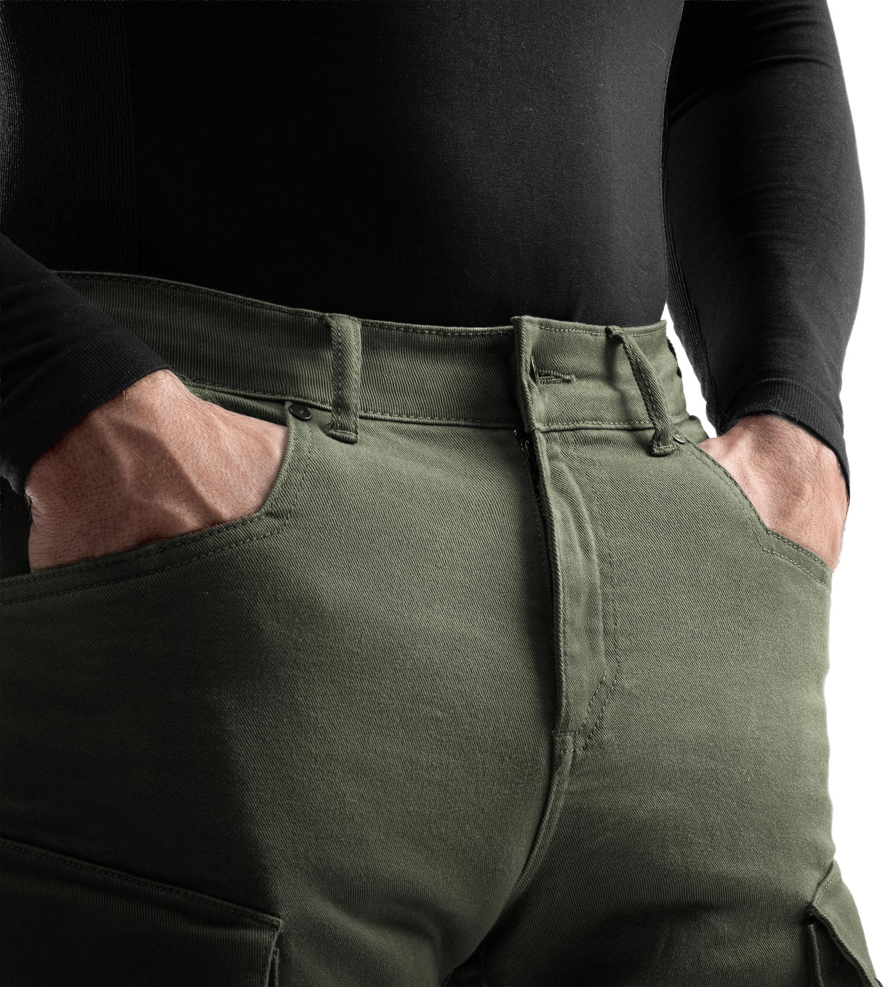 Rebelhorn Faster Motorjeans Olive 42/30 Figuur 5
