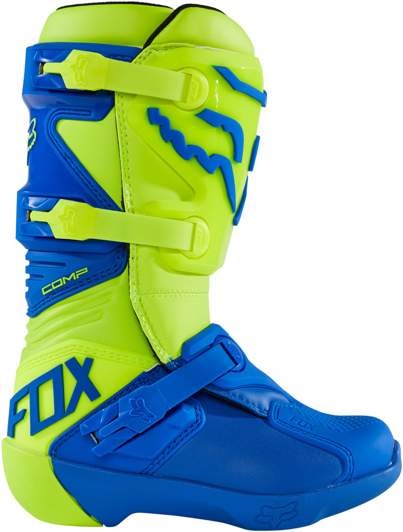 FOX Comp Stivali da motocross giovanile giallo/blu 6 Figura 5