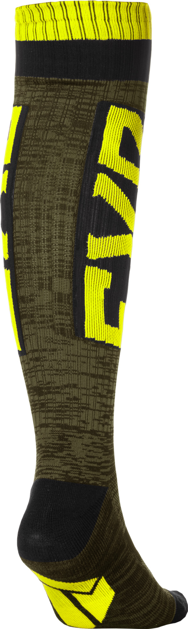 FXR Moto Logo Șosete de motocross negru/verde/galben Figura 2