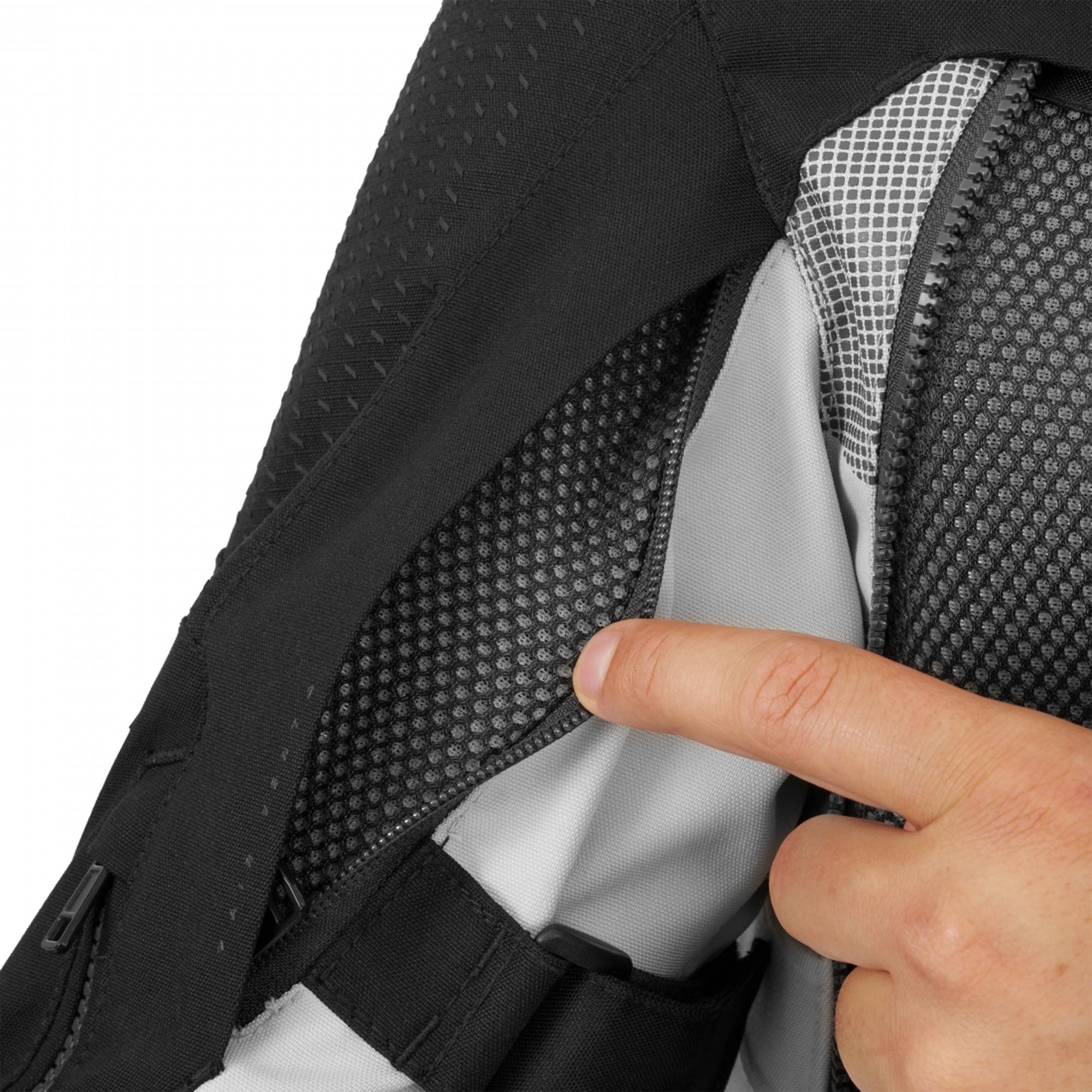SHIMA Hero 3.0 Motorcycle Textile Jacket grey/black L Figure 15