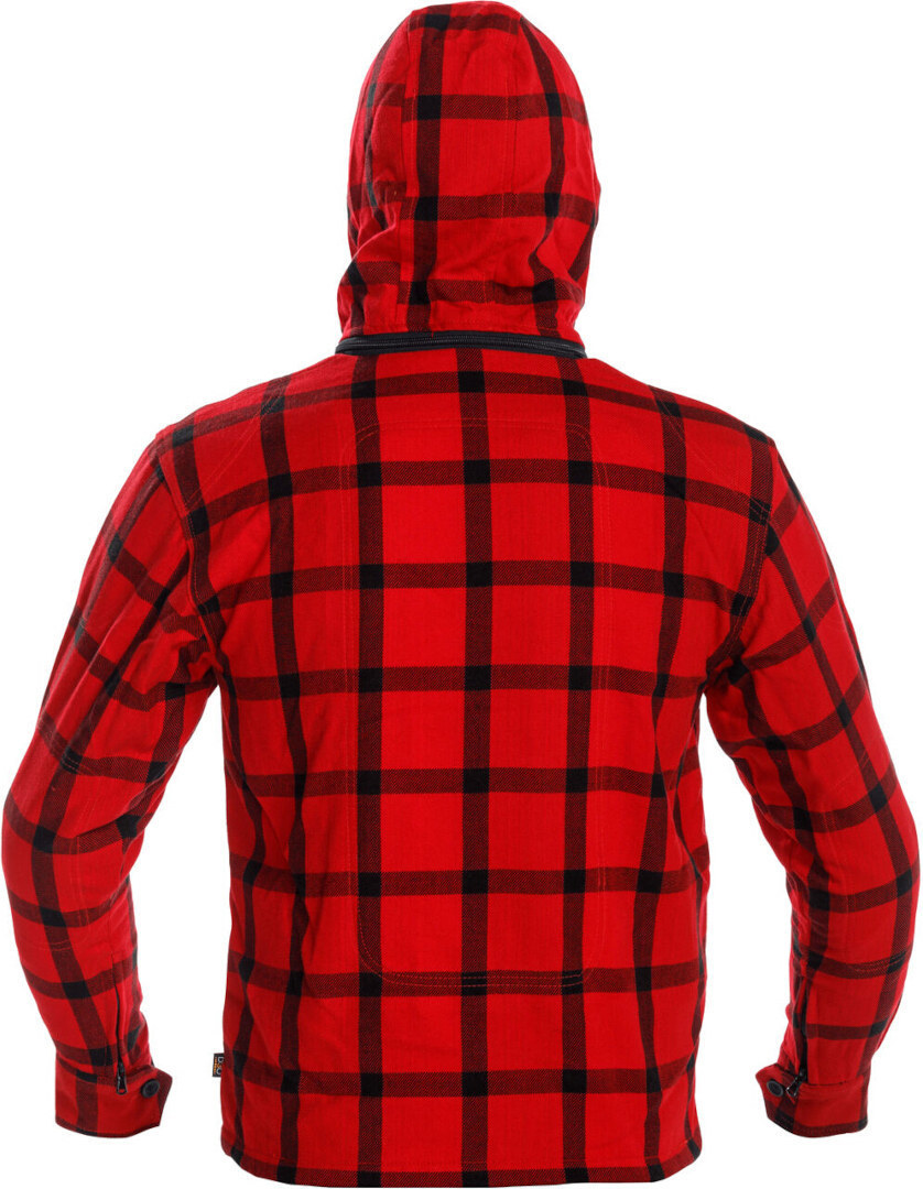 Richa Lumber Jaqueta têxtil da motocicleta vermelho/preto 3XL Figura 3
