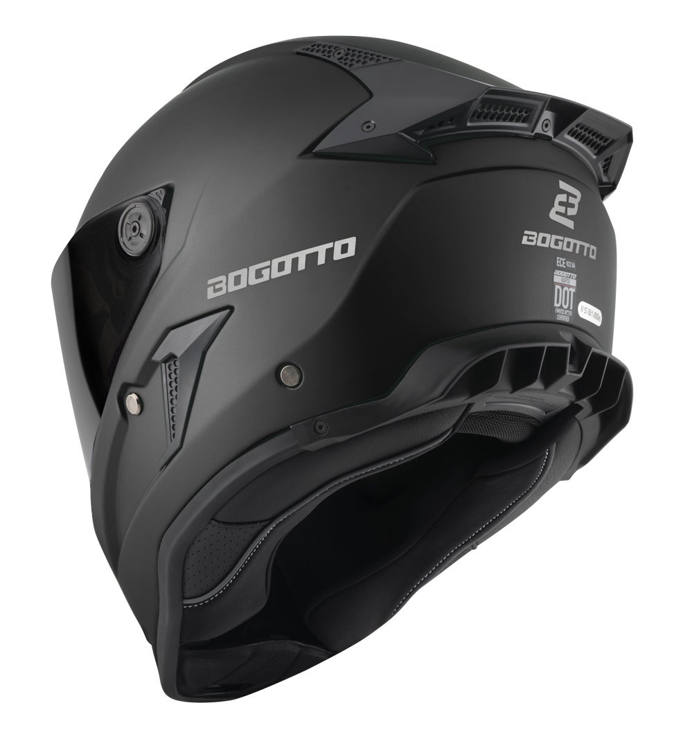Bogotto Rapto Casco nero opaco S Figura 4
