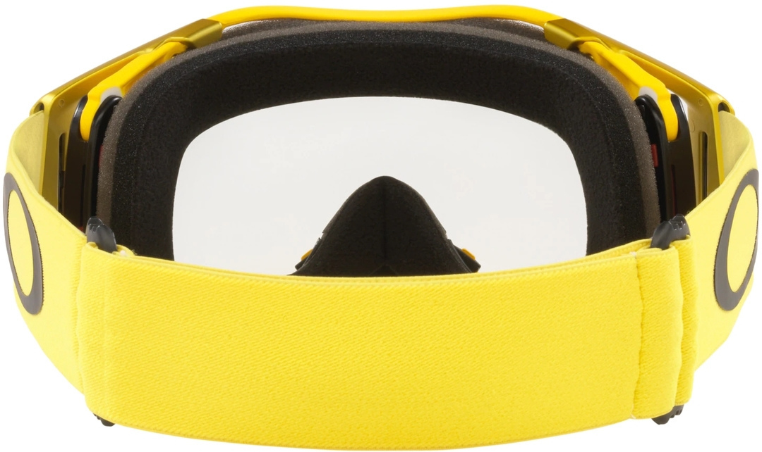 Oakley Airbrake Clear Ochelari de motocross galben/negru Figura 3
