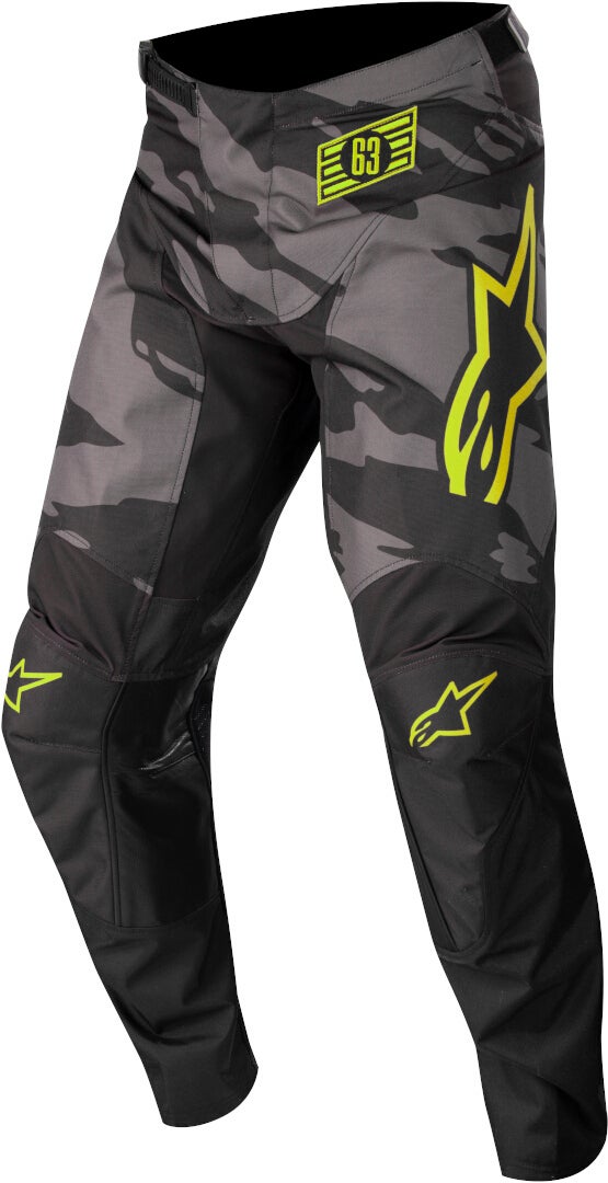 Alpinestars Racer Tactical Motocross bukser sort/gul 36 Figur 1
