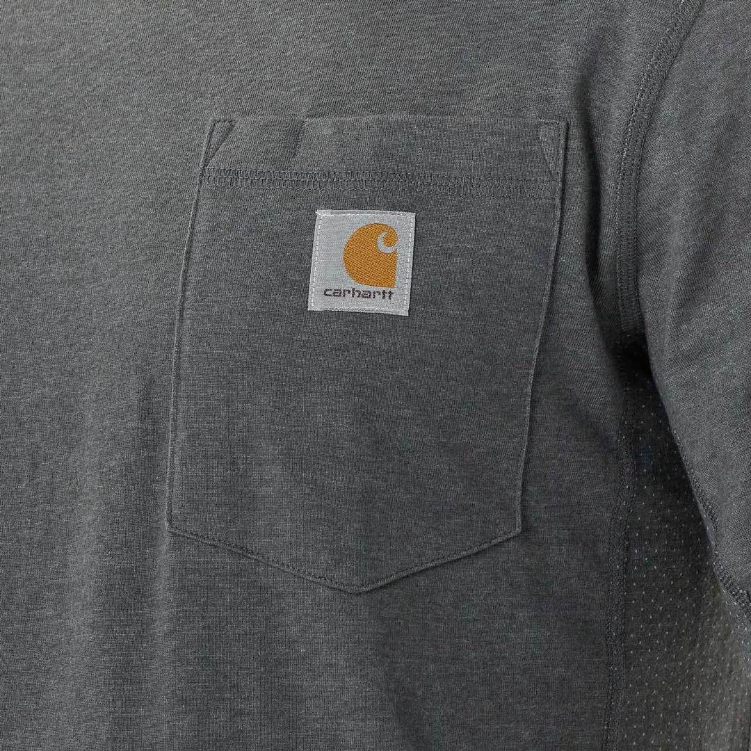 Carhartt Force Flex Pocket Langarmshirt dunkelgrau M Abbildung 3