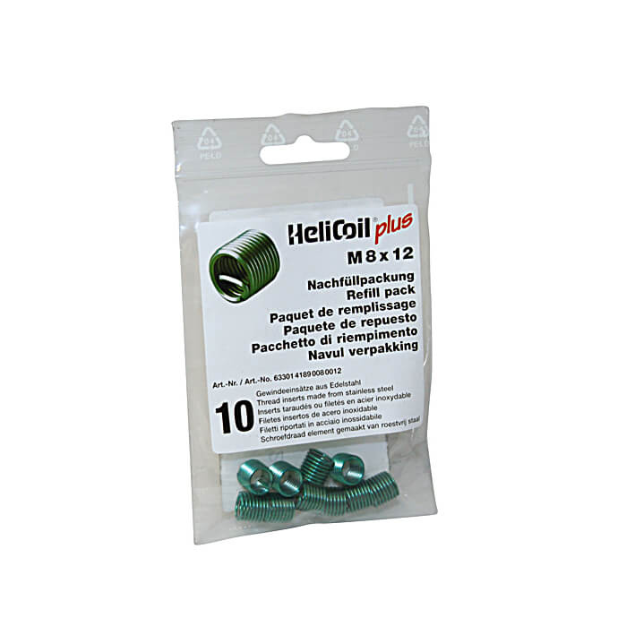 HELICOIL Nachfüllpackung Gewindeeinsätze M8 Figura 1 HELICOIL Nachfüllpackung Gewindeeinsätze M8 Figura 1