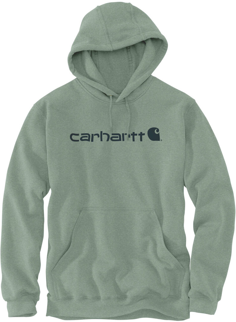 Carhartt Signature Logo Midweight Hanorac Verde deschis XS Figura 1