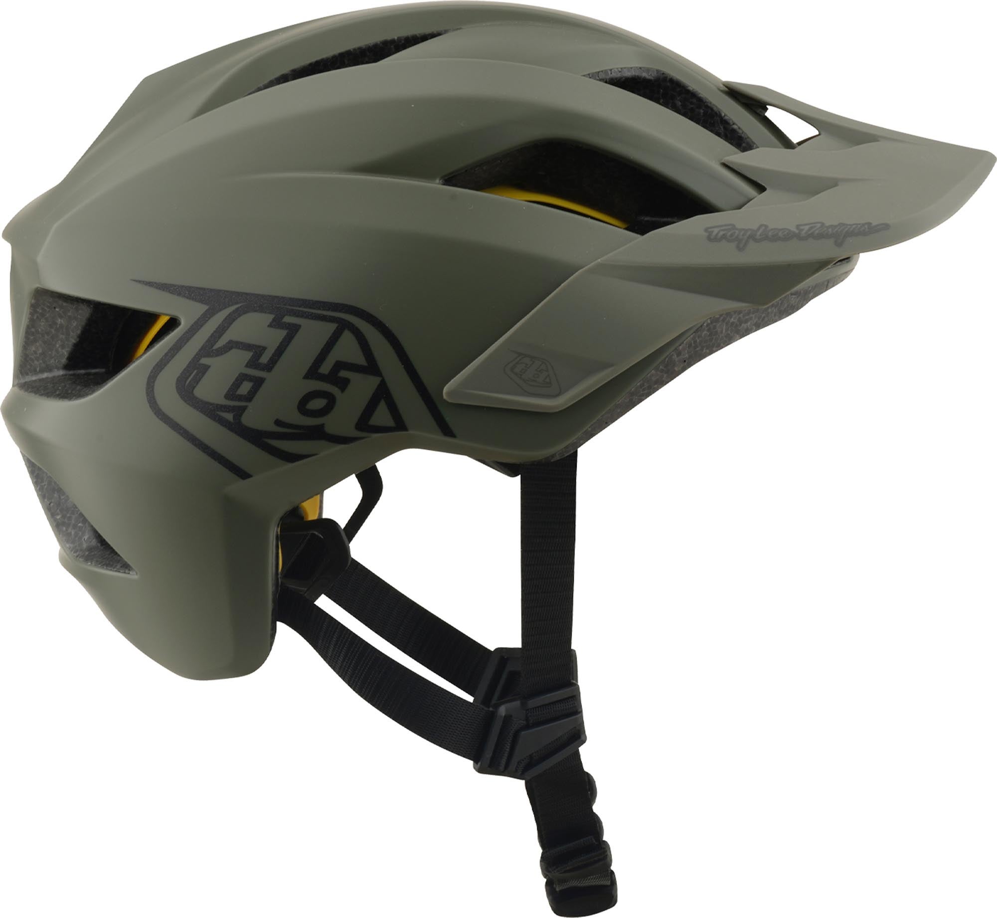 Troy Lee Designs Mips Flowline Point Casco per biciclette giovanili verde opaco 48-53 cm Figura 3