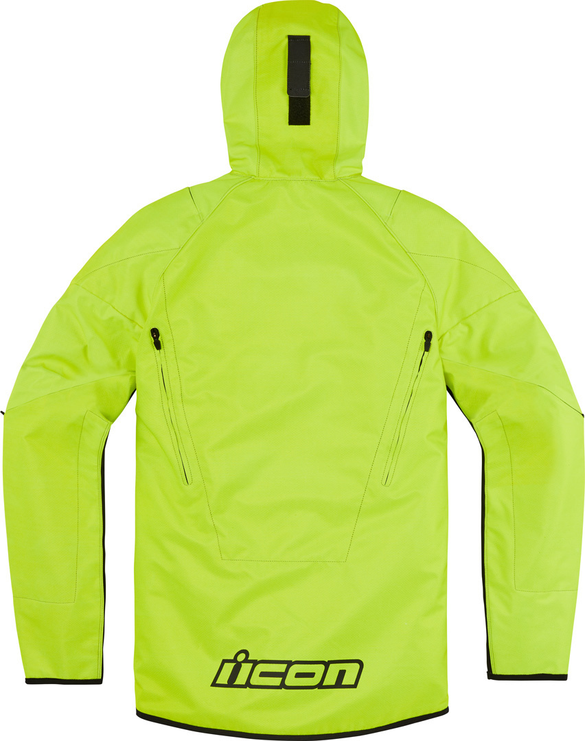 Icon Airform Motorcycle Textile Jacket neon yellow 4XL Figure 2