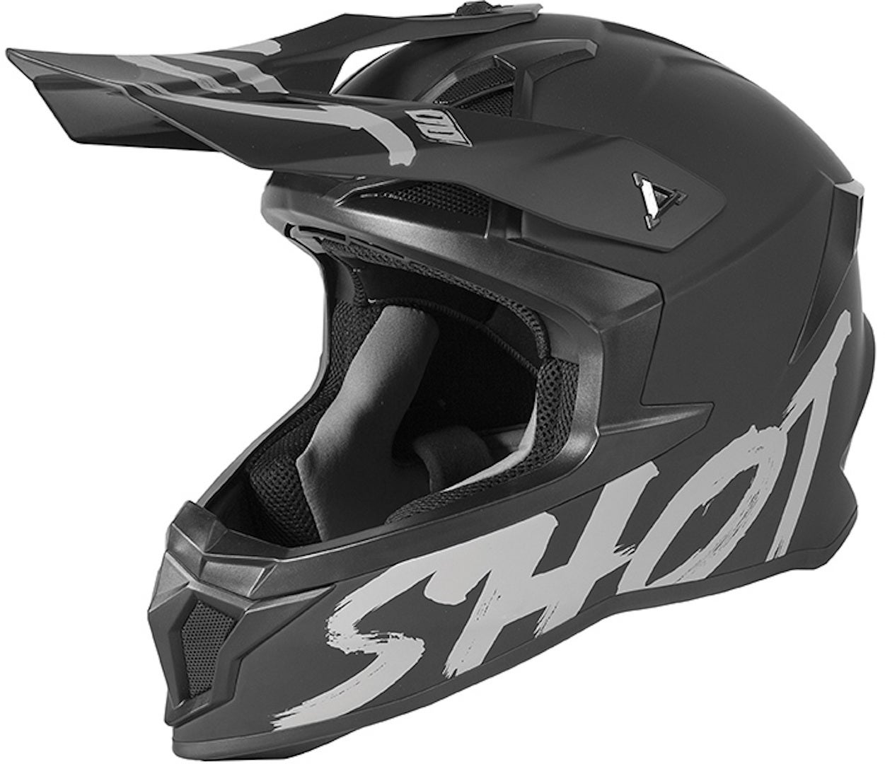 Shot Lite Solid Casco Motocross nero opaco XS (53/54) Figura 1