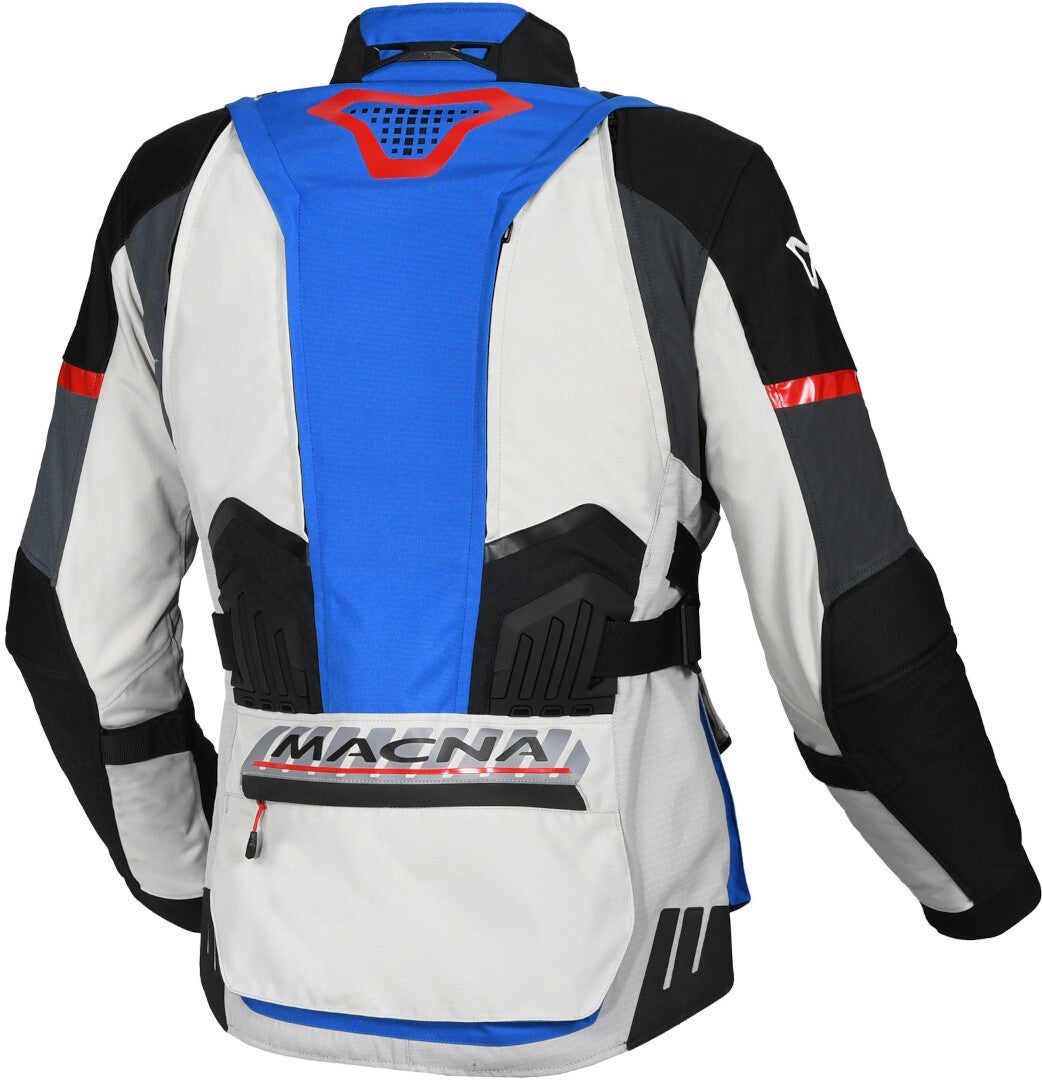 Macna Domane waterproof Ladies Motorcycle Textile Jacket light grey/blue XL Figure 2