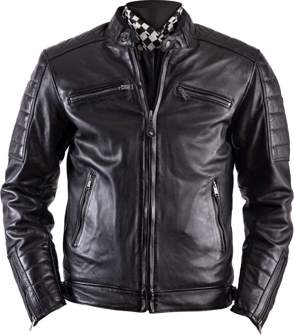 Helstons Cruiser Rag Lederjacke schwarz M Abbildung 1