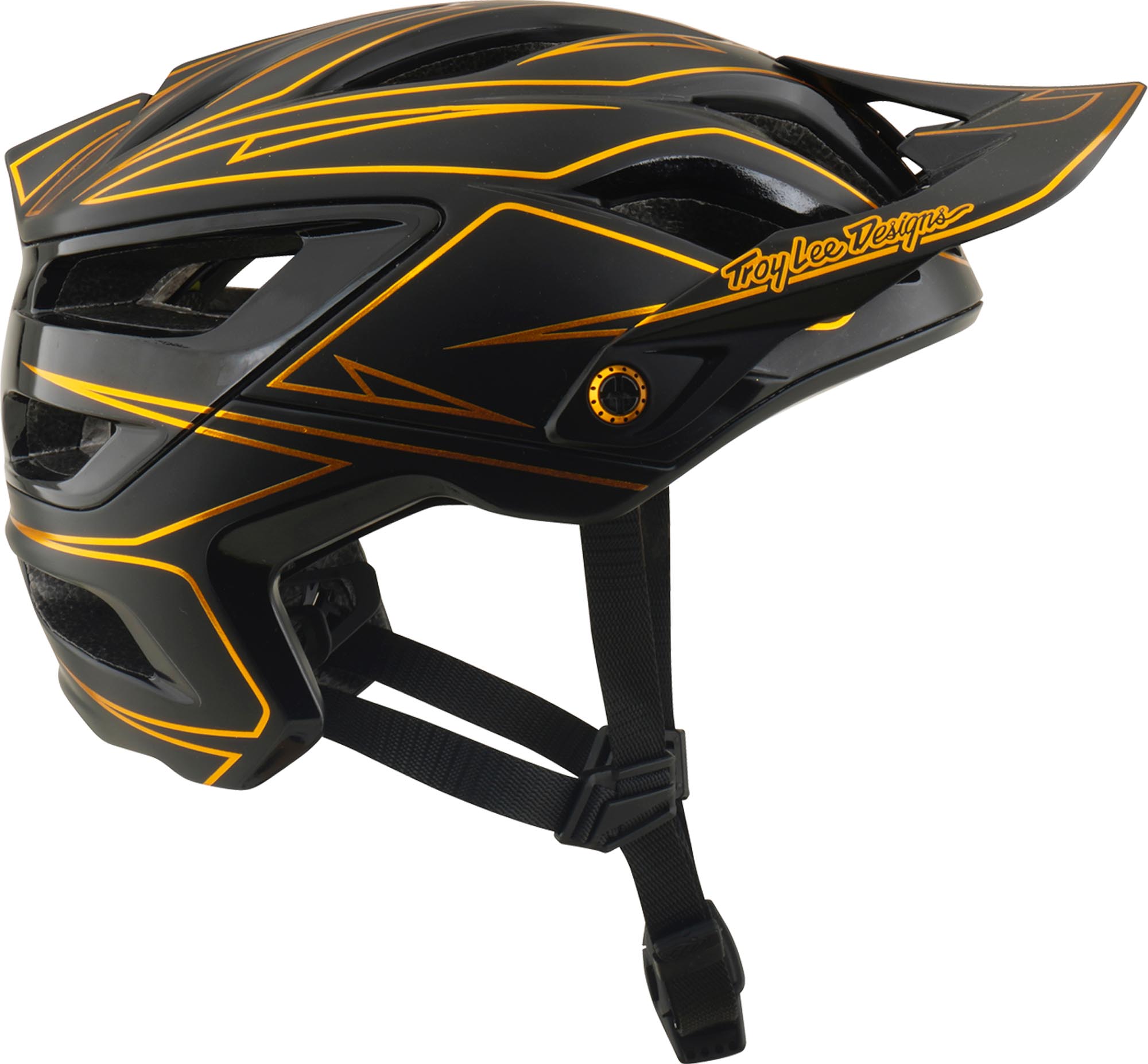 Troy Lee Designs A3 MIPS Pinstripe Bicycle Helmet black XS-S (53/56) Figure 3