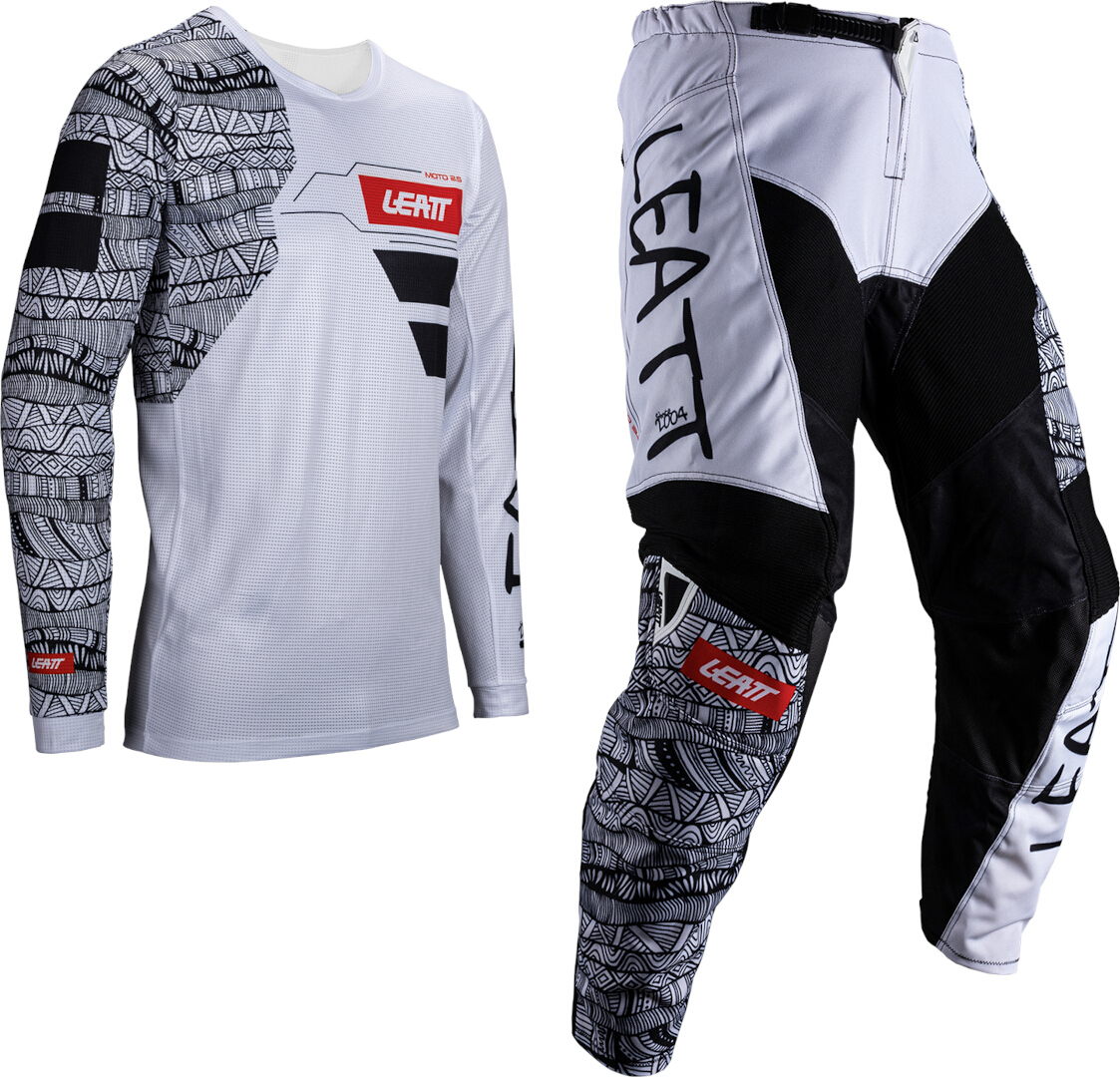 Leatt 3.5 Ride Kit Mosaic 2025 Set de tricou și pantaloni de motocross Articolul principal Figura 1