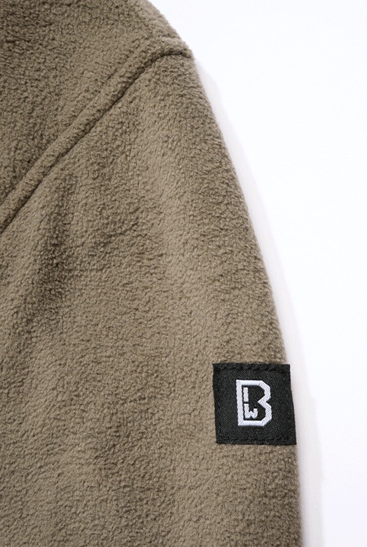 Brandit Fleece Pull demi-zip olive XL Figure 3