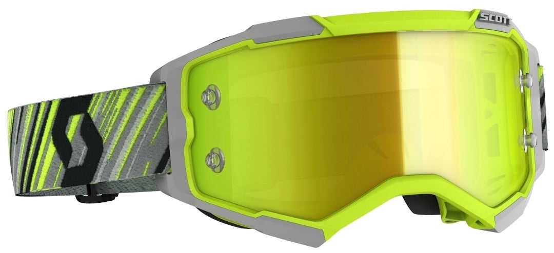 Scott Fury Chrome Motocross Goggles hvid/grå Figur 2